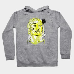 girl face Hoodie